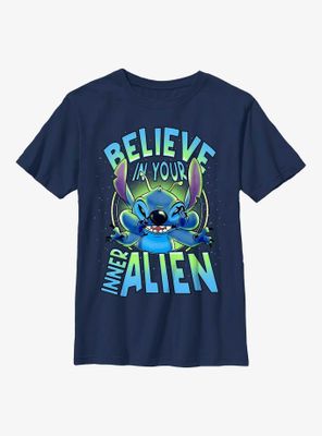 Disney Lilo & Stitch Believe Your Inner Alien Youth T-Shirt