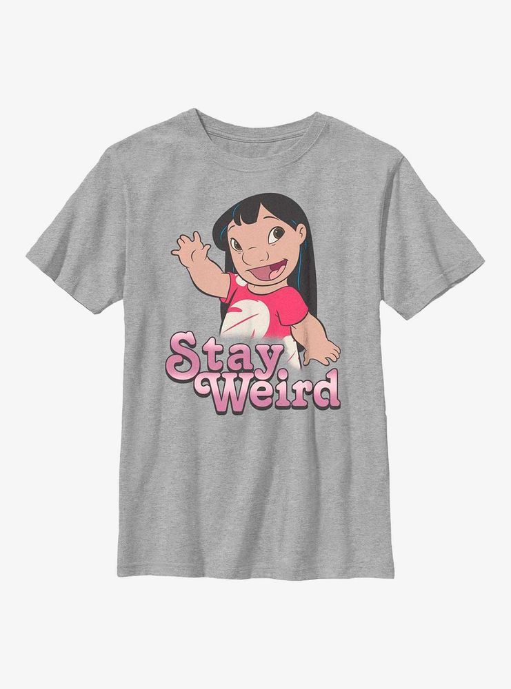 Disney Lilo & Stitch Stay Weird Youth T-Shirt