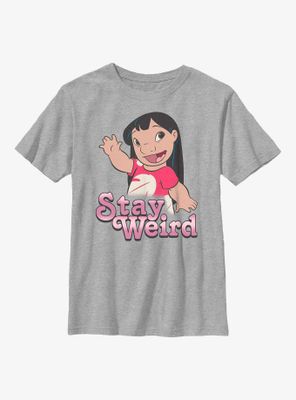 Disney Lilo & Stitch Stay Weird Youth T-Shirt
