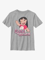 Disney Lilo & Stitch Stay Weird Youth T-Shirt