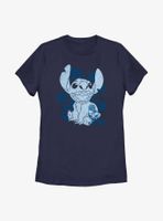 Disney Lilo & Stitch Floral Sketch Womens T-Shirt