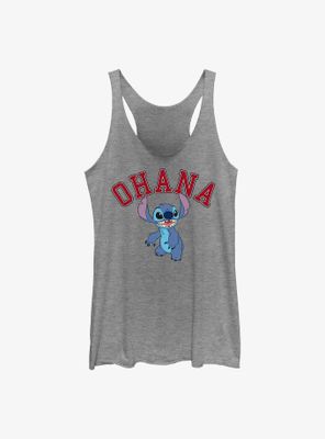 Disney Lilo & Stitch Ohana Collegiate Womens Tank Top