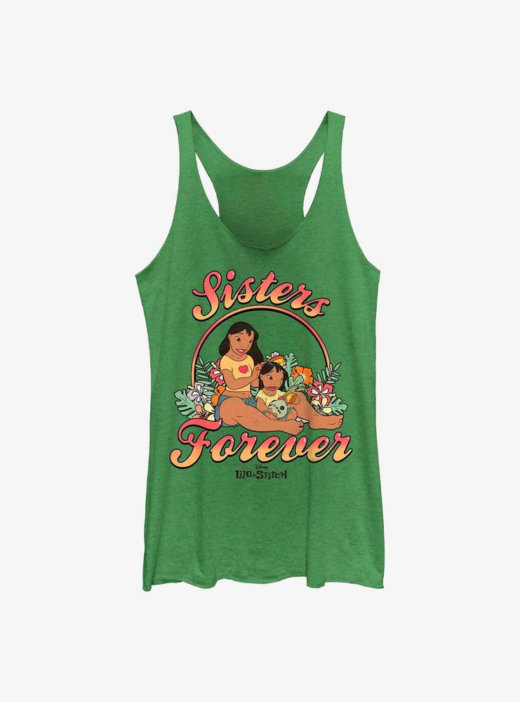 Disney Lilo & Stitch Sisters Forever Womens Tank Top