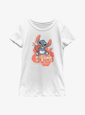 Disney Lilo & Stitch With Pineapple Youth Girls T-Shirt