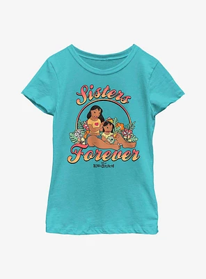 Disney Lilo & Stitch Sisters Forever Youth Girls T-Shirt