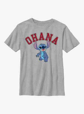 Disney Lilo & Stitch Ohana Collegiate Youth T-Shirt