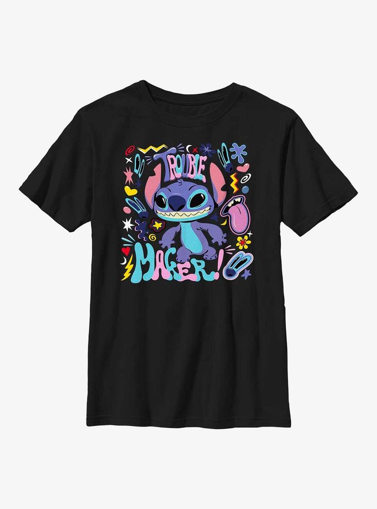 Disney Lilo & Stitch Trouble Maker Youth T-Shirt