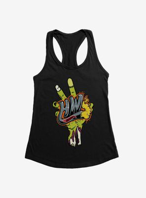 Hot Wheels Halloween Zombie Hand Womens Tank Top