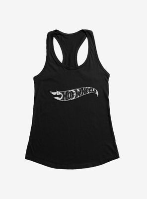 Hot Wheels Tattered Logo Womens Tank Top