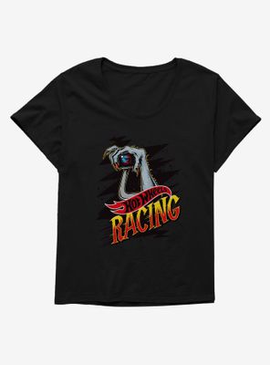 Hot Wheels Spooky Racing Hand Womens T-Shirt Plus