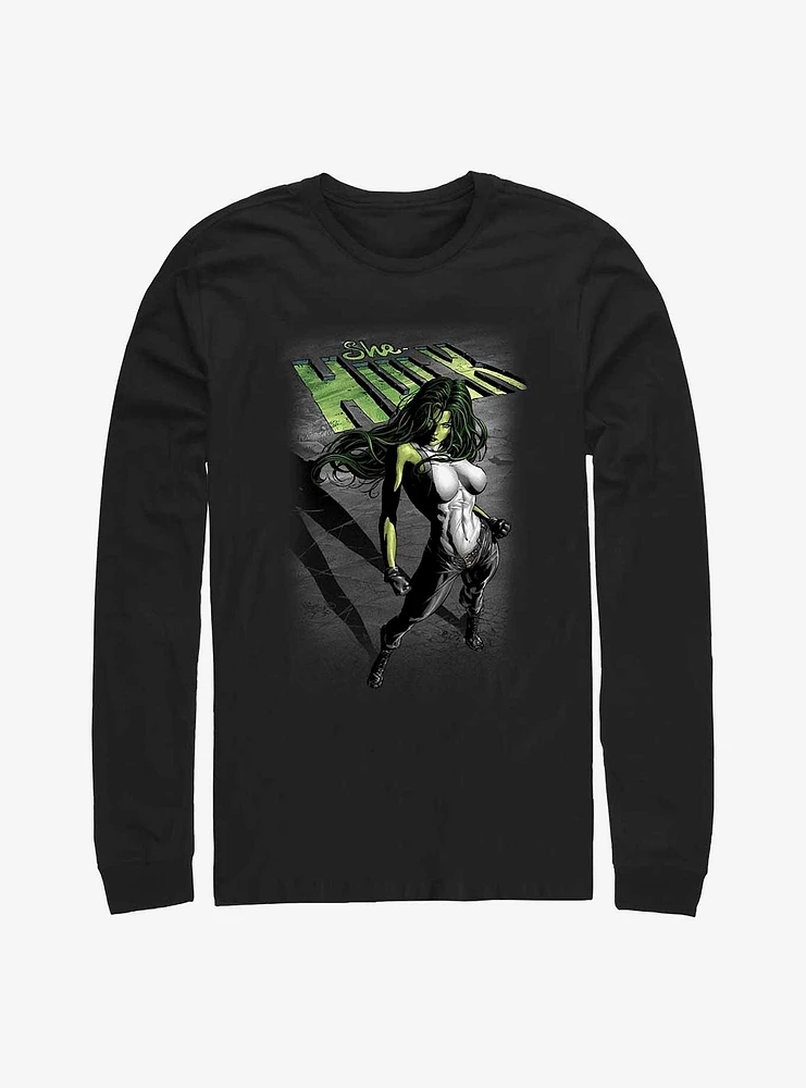 Marvel She Hulk Incredible Sass Long-Sleeve T-Shirt