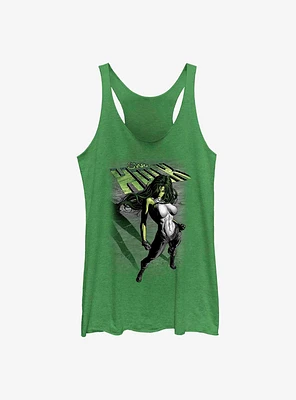 Marvel She Hulk Incredible Sass Raw Edge Girls Tank