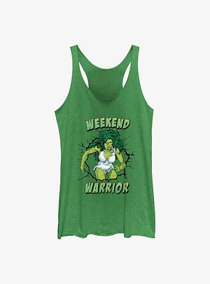 Marvel She Hulk Weekend Warrior Raw Edge Girls Tank