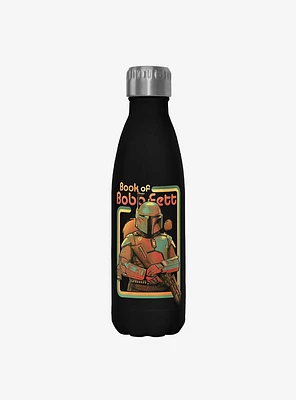 Star Wars The Book of Boba Fett Boba Force Black Stainless Steel Water Bottle