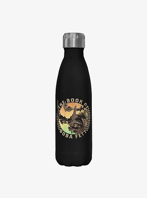 Star Wars The Book of Boba Fett Bounty Time Black Stainless Steel Water Bottle