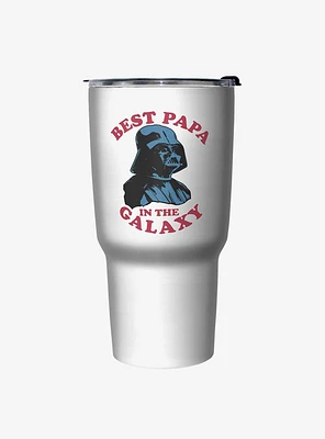 Star Wars Best Papa White Stainless Steel Travel Mug