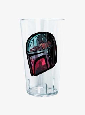 Star Wars The Mandalorian Helmet Explanation Pint Glass