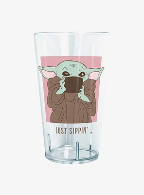 Star Wars The Mandalorian Just Sippin Pint Glass