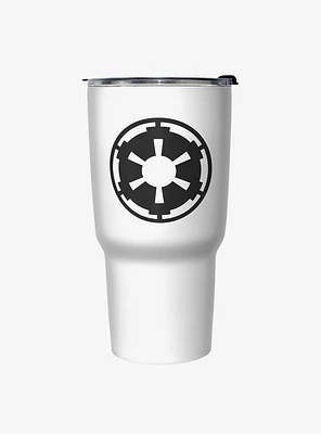 Star Wars Empire Emblem White Stainless Steel Travel Mug