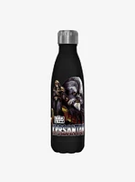 Star Wars The Book of Boba Fett Questions Later Black Stainless Steel Water Bottle