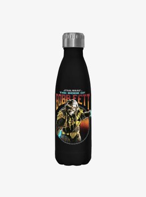 Star Wars The Book of Boba Fett Stay The Course Black Stainless Steel Water Bottle