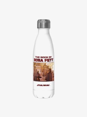 Star Wars The Book of Boba Fett Take Cover White Stainless Steel Water Bottle