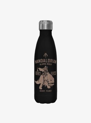 Star Wars The Mandalorian Blurrg Rider Black Stainless Steel Water Bottle