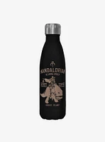 Star Wars The Mandalorian Blurrg Rider Black Stainless Steel Water Bottle