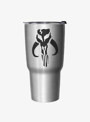 Star Wars Mandalorian Logo Stainless Steel Travel Mug