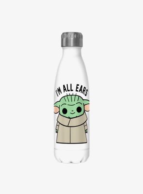 Star Wars The Mandalorian The Child White Stainless Steel Water Bottle