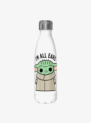 Star Wars The Mandalorian The Child White Stainless Steel Water Bottle