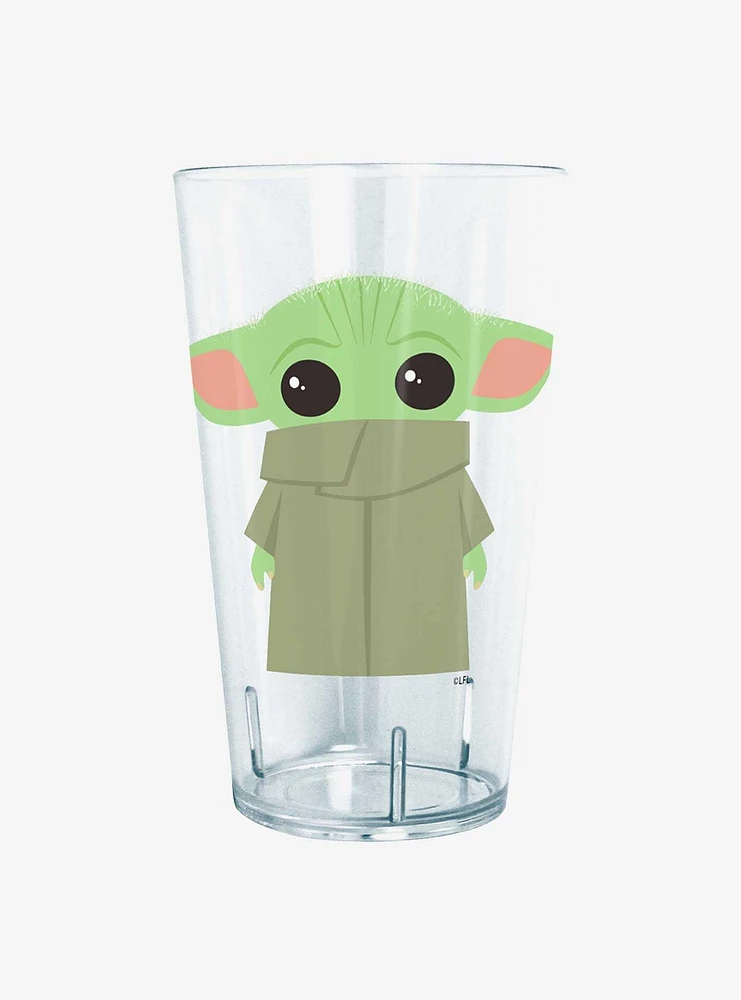 Star Wars The Mandalorian The Child Covered Face Pint Glass