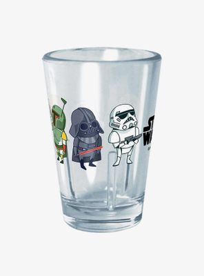 Star Wars Doodles Mini Glass