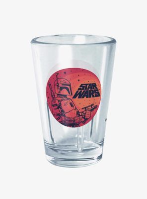 Star Wars Fett Up Mini Glass