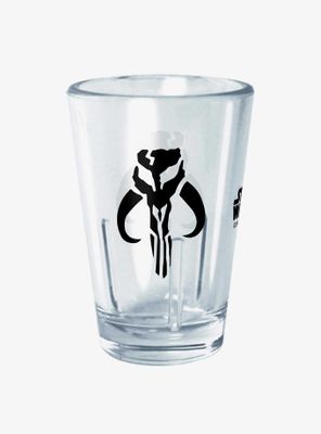 Star Wars Mandalorian Logo Mini Glass