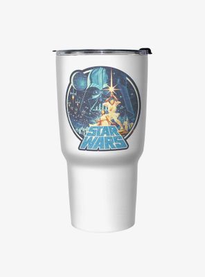 Star Wars Vintage Victory White Stainless Steel Travel Mug