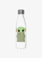 Star Wars The Mandalorian The Child Covered Face White Stainless Steel Water Bottle
