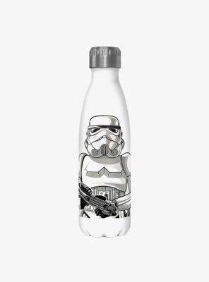 Star Wars Storm Trooper Suit White Stainless Steel Water Bottle