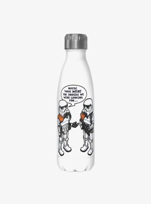 Star Wars Droid Whoops White Stainless Steel Water Bottle