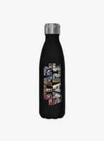 Star Wars Epic Logo Black Stainless Steel Water Bottle