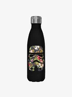 Star Wars Flower Storm Black Stainless Steel Water Bottle