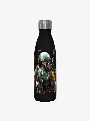 Star Wars Mandalorian Warrior Black Stainless Steel Water Bottle