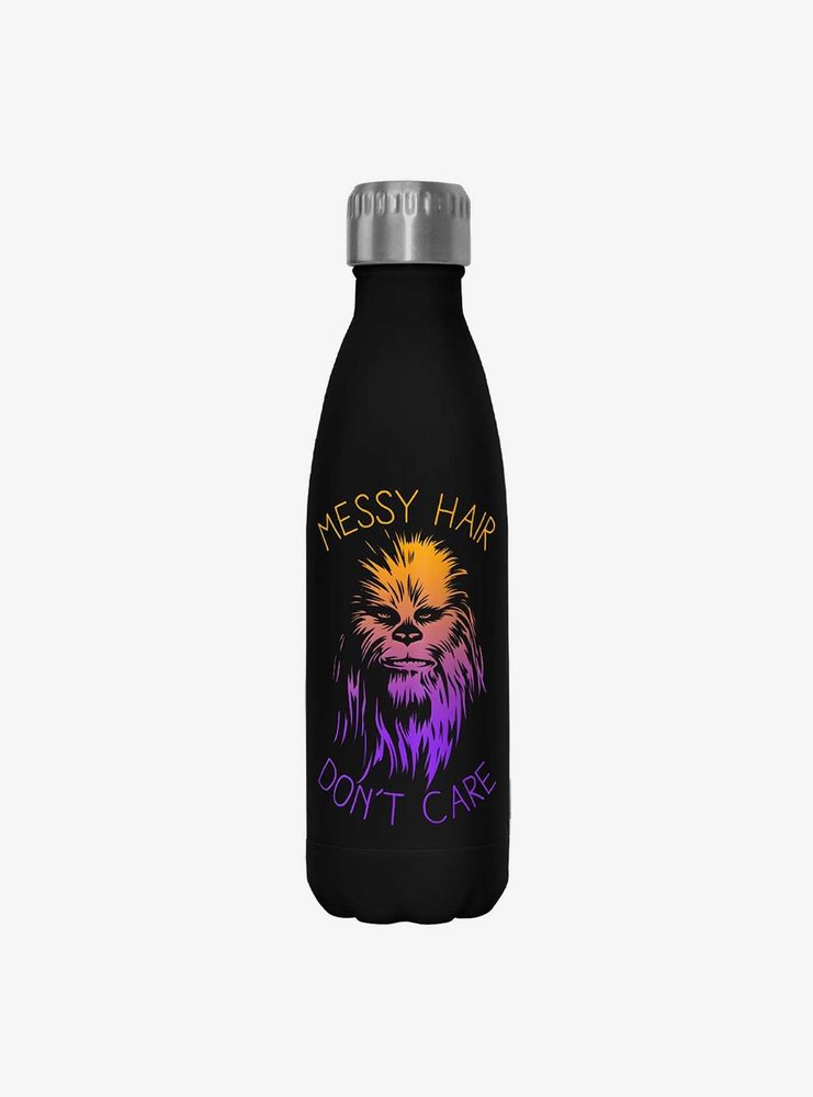 Star Wars Messy Hairs Black Stainless Steel Water Bottle