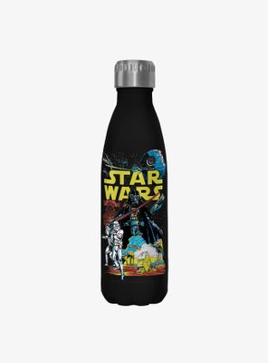 Star Wars Rebel Classic Black Stainless Steel Water Bottle