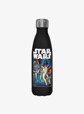 Star Wars Star Wars Poster Black Stainless Steel Water Bottle