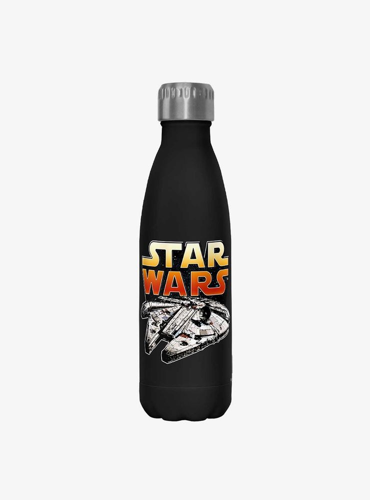 Star Wars The Falcon Black Stainless Steel Water Bottle
