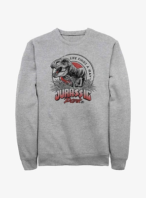 Jurassic Park T Rex Finds A Way Sweatshirt