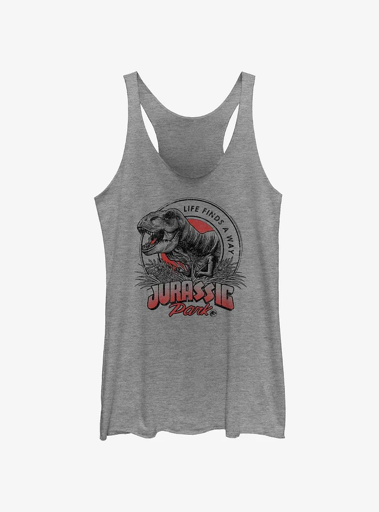 Jurassic Park T Rex Finds A Way Girls Tank