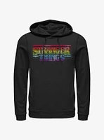 Stranger Things Rainbow Logo Hoodie