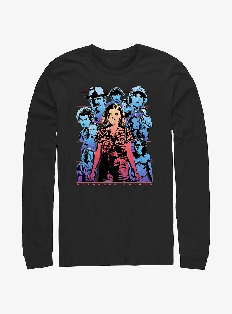 Stranger Things Populous Gaze Long Sleeve T-Shirt